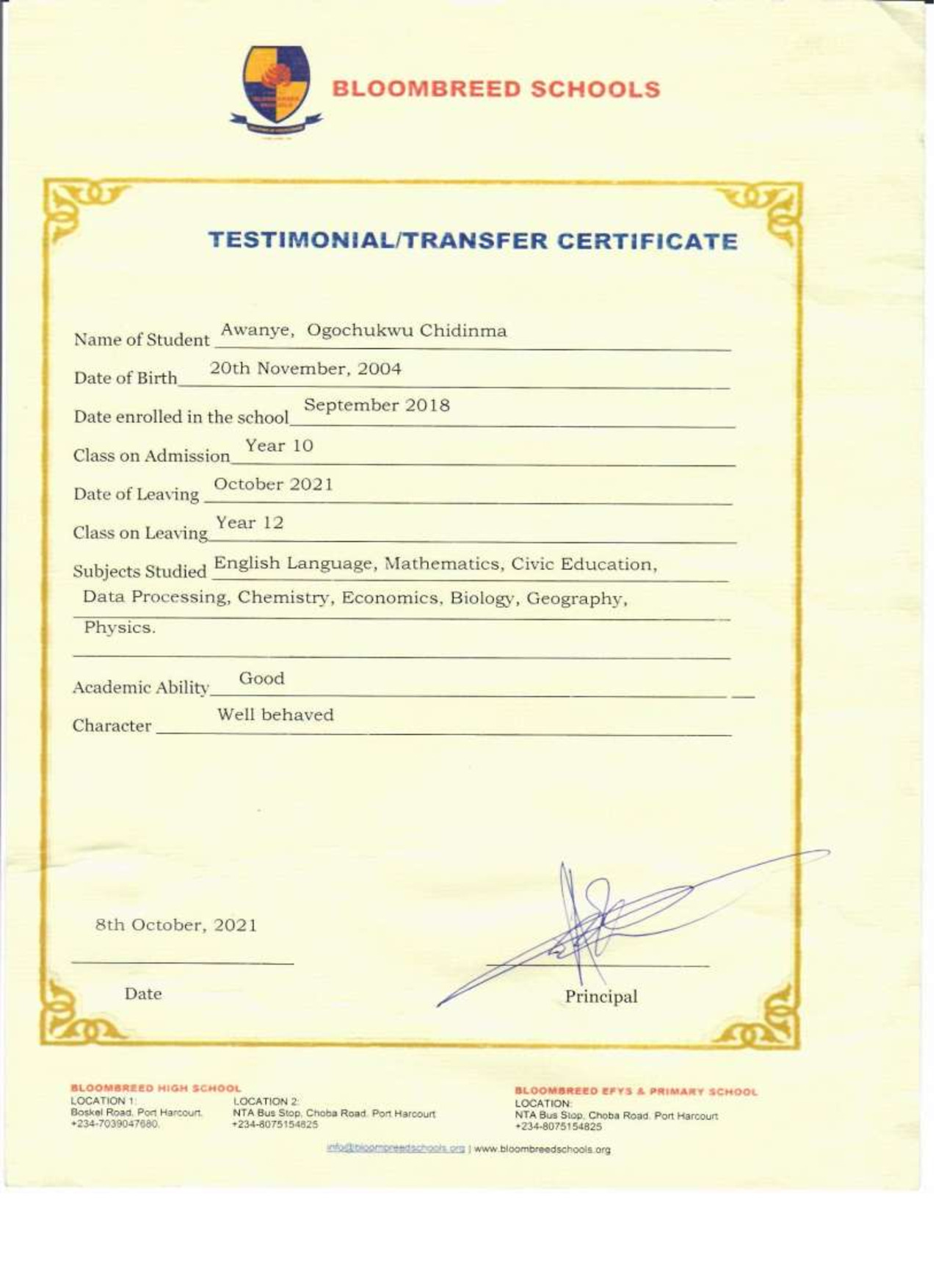 Document Page 1
